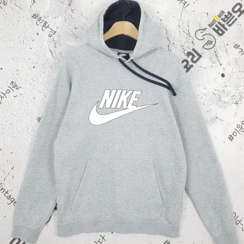 나이키 NIKE 이어스트 스타 기모 후드티 라이트그레이 2300035